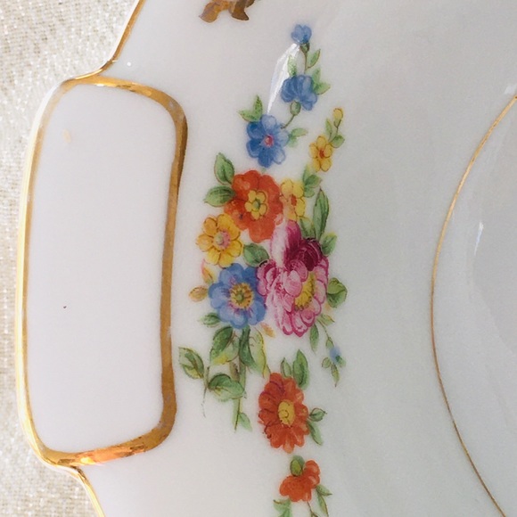 Mikado China Dresden pattern 10” Oval Vegetable Bowl Made In Occupied Japan - Picture 6 of 9